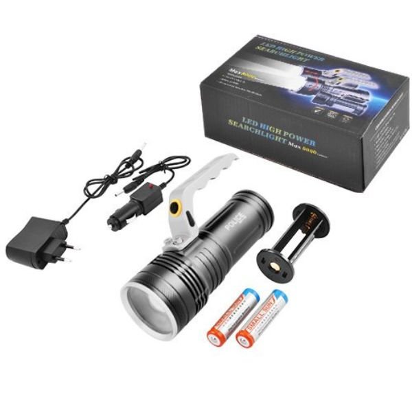 LED zum, punjiva, vodootporna ručna lampa - 8000 lumena - Slika 2