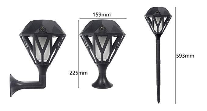 Dvorišna solarna lampa + USB punjenje - Slika 4