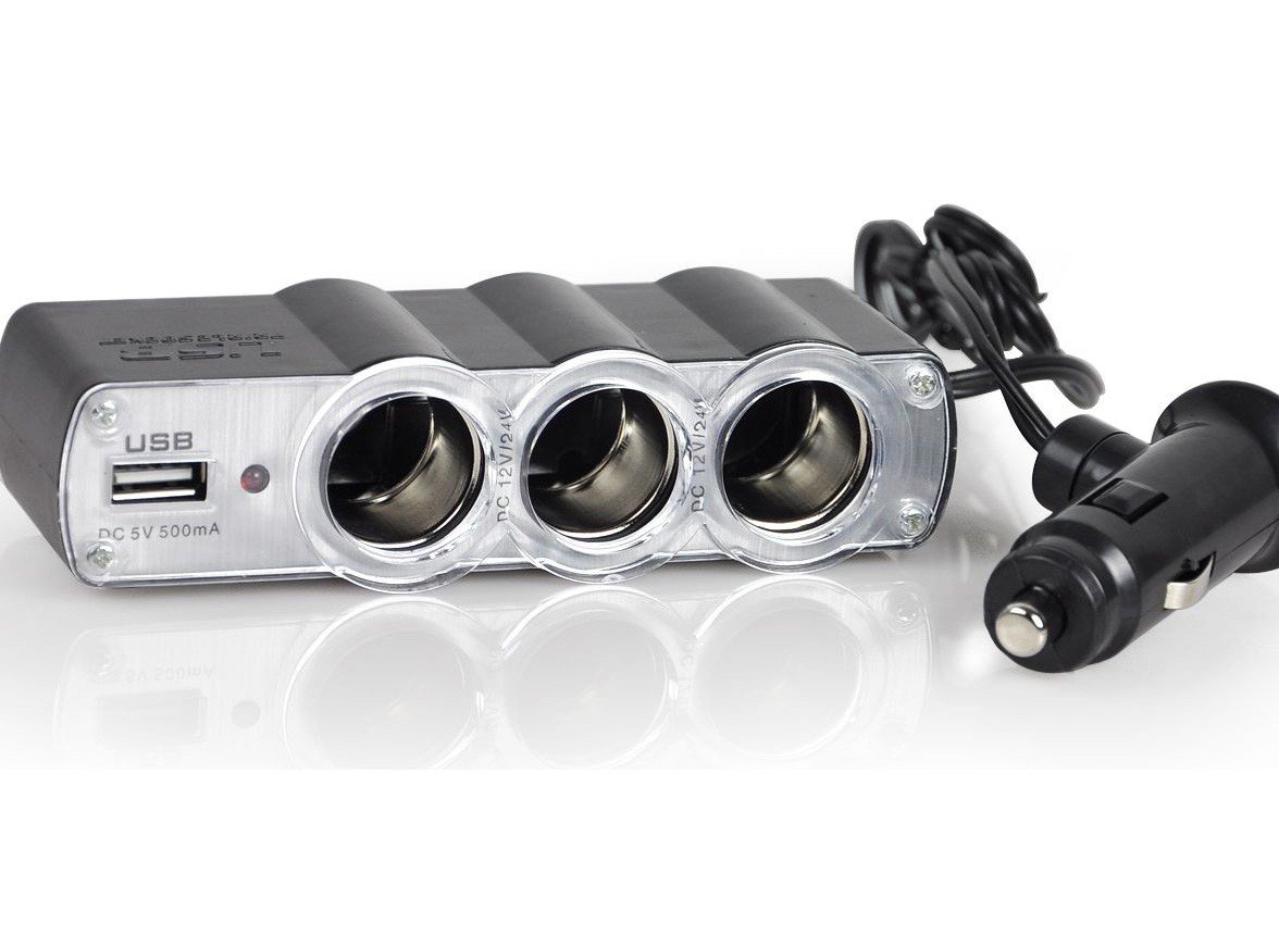 3u1 Utičnica za Auto-upaljač i 1xUSB Port - Slika 3