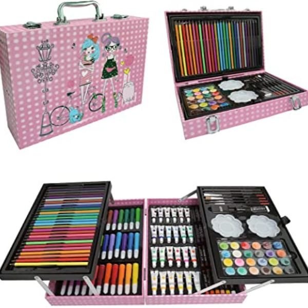 Set za dečiju kreativnost i crtanje - 145 delova - Slika 2