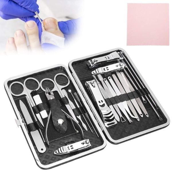 Set za negu noktiju manikir i pedikir 26pcs - Slika 3