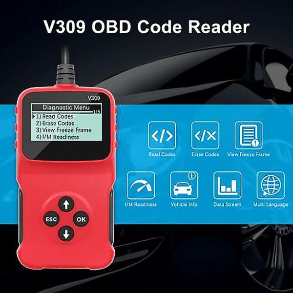 Auto dijagnostika V309 za DTC OBD2 OBDII - Slika 2