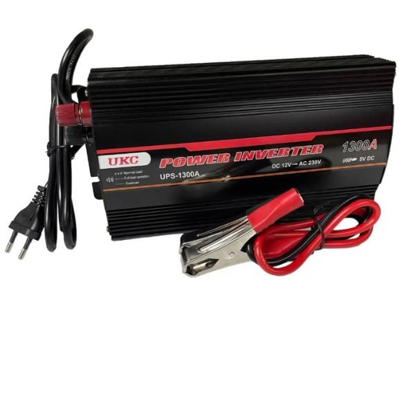 Inverter (konverter napona) + punjač 12V-UKC-UPS1300A - Slika 2
