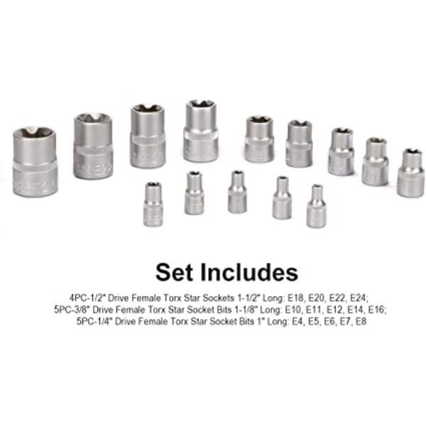 Set E4 TORX gedora - Slika 3