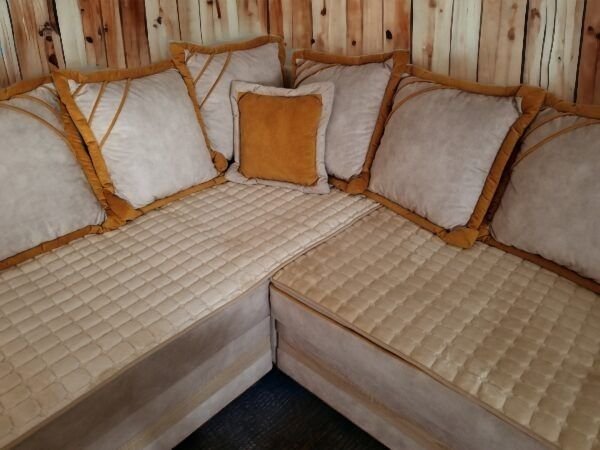 Prekrivač trosed,dvosed i fotelju Beige