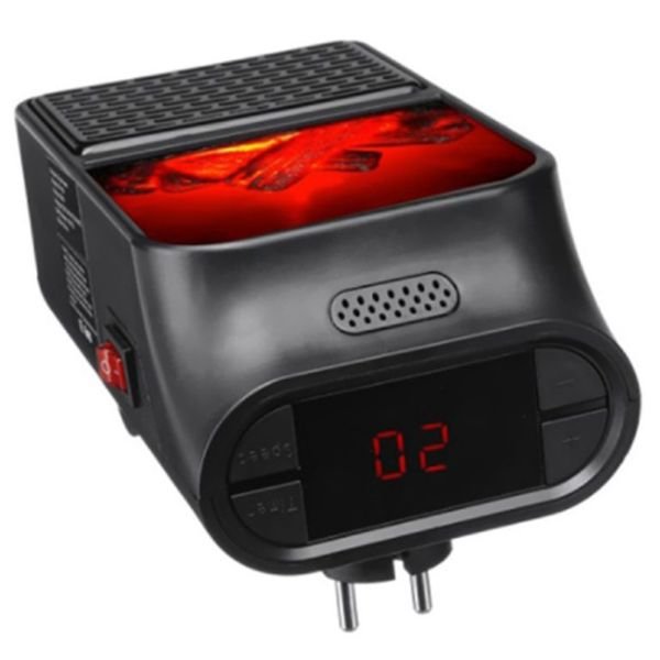 Flame Heater - Ručna grejalica sa efektom plamena sa daljinskim 1000W - Slika 3