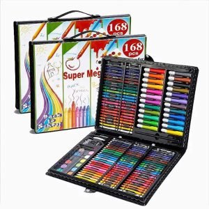 Super mega umetnički set za decu -  168 kom