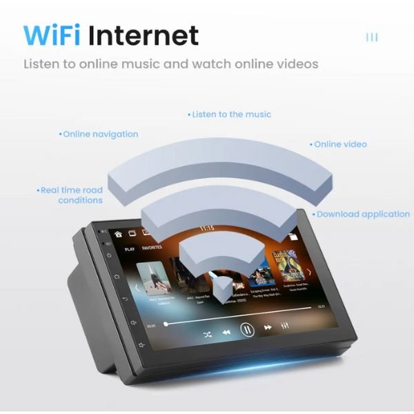 Multimedija za auto 9210S-J Android 10 stereo auto 7 inča 2.5D IPS ekran - Slika 4