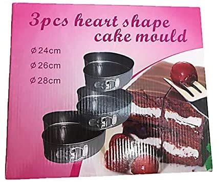 Set kalupa za torte u obliku srca - Slika 6