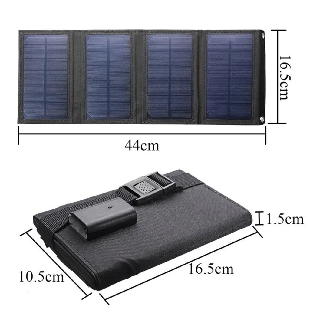 Prenosivi solarni panel (punjač) - 20W - Slika 2