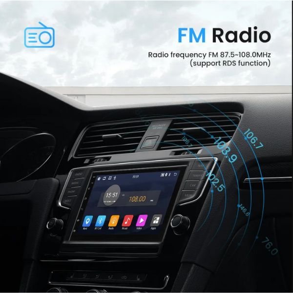 Multimedija za auto 9210S-J Android 10 stereo auto 7 inča 2.5D IPS ekran - Slika 6