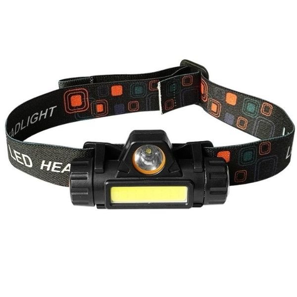 Mini COB LED USB punjiva lampa za glavu - Slika 3
