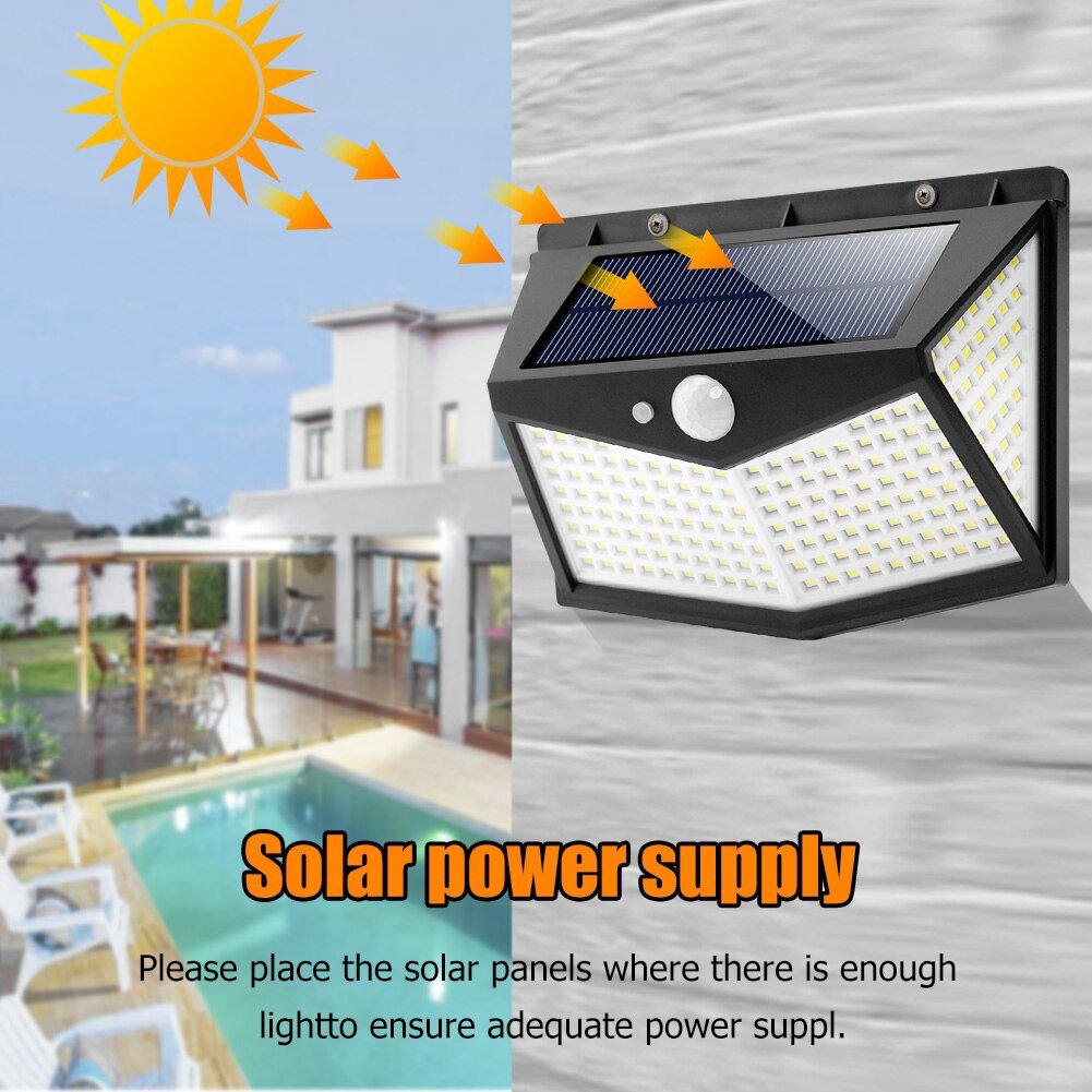 Solarni reflektor sa 212 LED dioda - Slika 2