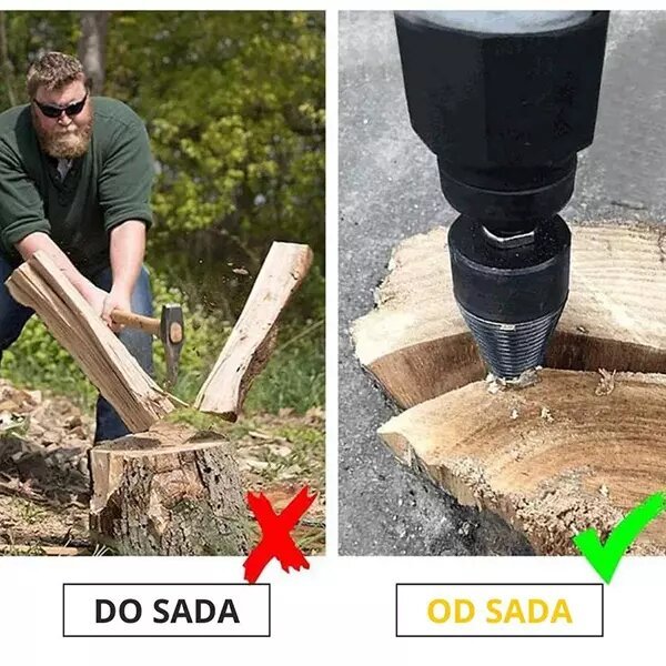 Konusna burgija za cepanje drva - Slika 5