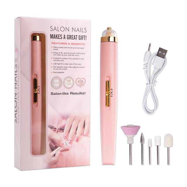 Salon Nails - Bežična punjiva turpija za nokte - Slika 4