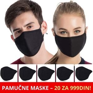 20 Pamučnih maski za 999din