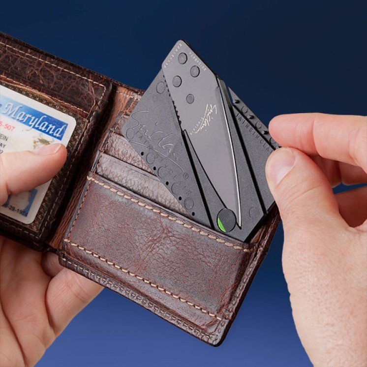 Cardsharp - Rasklopivi nož u veličini kreditne kartice (2 za 750din!) - Slika 3