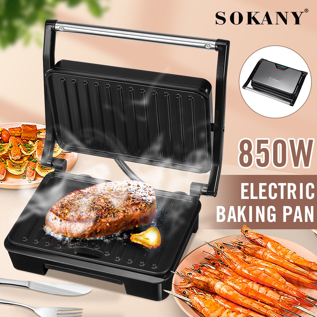 Električni roštilj Sokany SK-223 - Slika 4