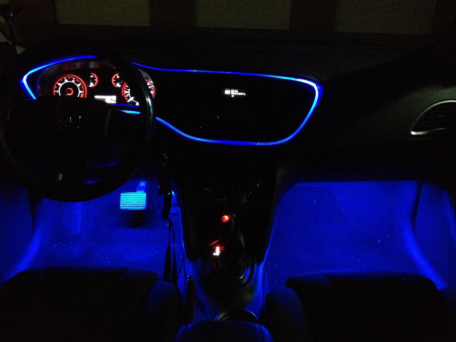 LED traka (optičko vlakno) 3m za enterijer auta - Slika 2