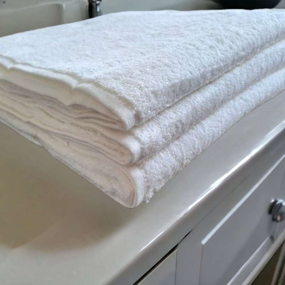 Peškir Hotelski Glat 550g/m2 50x100 Beli - Slika 3