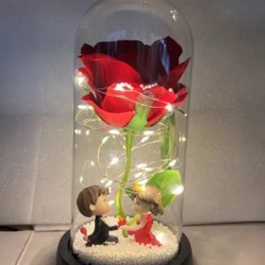 LED lampa ruža - ROMANTIKA