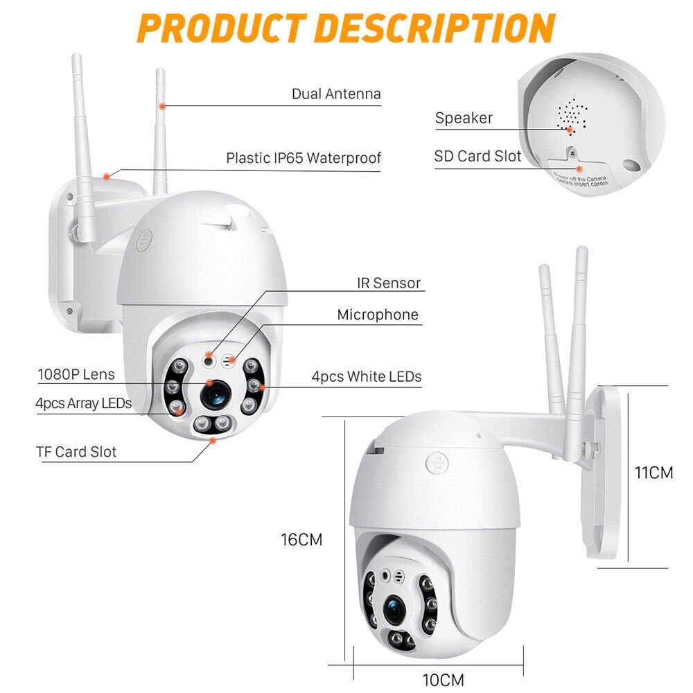 IP kamera WiFi PTZ kamera YOOSEE - Slika 4