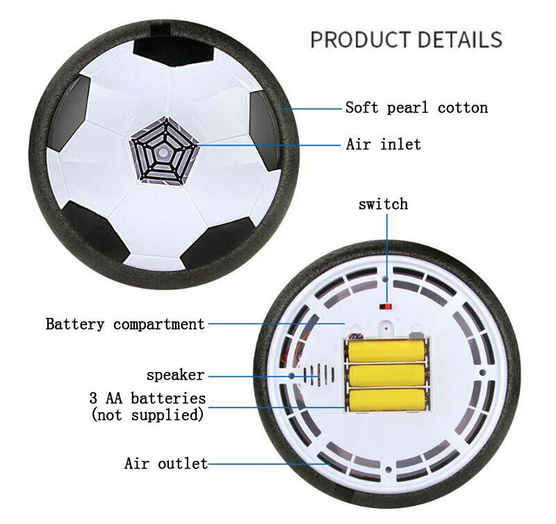 Hover Ball - Lebdeća fudbalska lopta - Slika 5