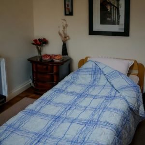 Prekrivač SINGLE mikrofiber Light blue